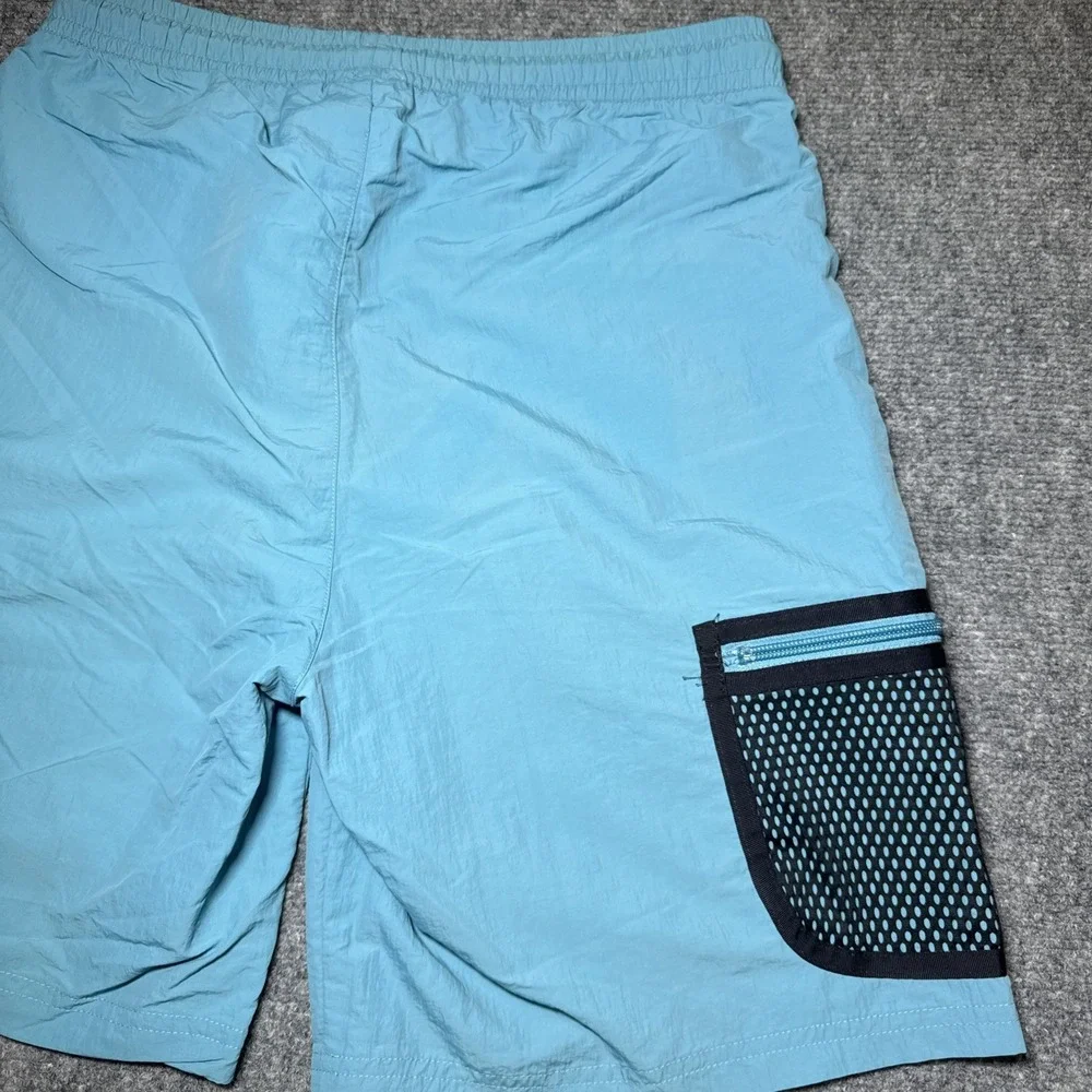Adidas Adventure Woven Cargo Shorts Hiking‎ Outdoor Gorpcore Light Blue Size S